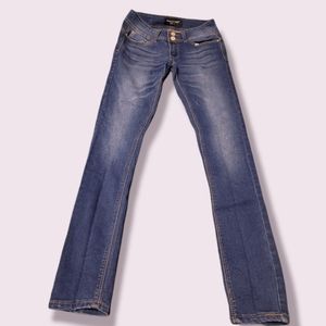 Blue jeans, acid wash, daily jeans, size 3, bootleg, booty jeans